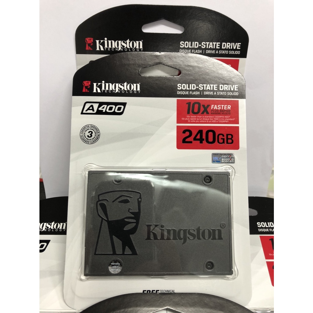 KINGSTON SSD 240 GB SATA 3 2.5" รับประกัน 3 ปี รุ่น SA400S37/240G เอสเอ ...