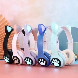 ภาพขนาดย่อของภาพหน้าปกสินค้า️พร้อมส่ง ️ หูฟังบลูทูธ CAT EAR Headset VIV-23M น่ารัก หูฟังแมวไร้สายเชื่อมต่อบลูทูธพร้อมไมโครโฟน LED (เหมาะกับเด็ก) จากร้าน _keke_shop บน Shopee