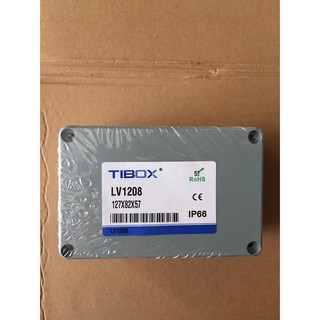 Tibox รุ่น LV1208 กล่องอลูมิเนียมกันน้ำขนาด 82x125x57mm