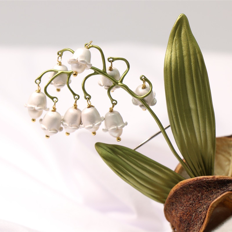 เครื่องประดับ-เข็มกลัด-รูปดอกไม้-lily-of-the-valley-หรูหรา-สําหรับผู้หญิง-เพื่อนเจ้าสาว