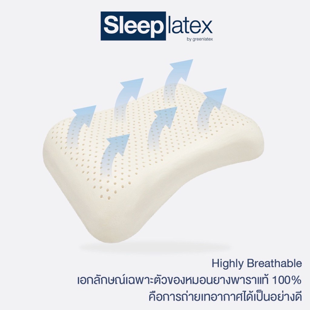 ภาพหน้าปกสินค้าSleep Latex หมอนยางพาราแท้ รุ่น Shoulder Support Pillow (หมอนยางพาราทรง Heart) นุ่ม หนุนสบาย - Sleep Latex By Greenlatex จากร้าน sleep_latex_by_greenlatex บน Shopee