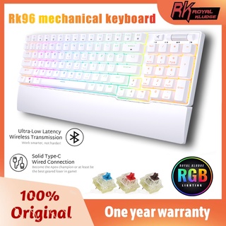 ภาพหน้าปกสินค้าRoyal Kludge RK96 คีย์บอร์ดเกมมิ่งไร้สายบลูทูธ RGB สามโหมด ที่เกี่ยวข้อง