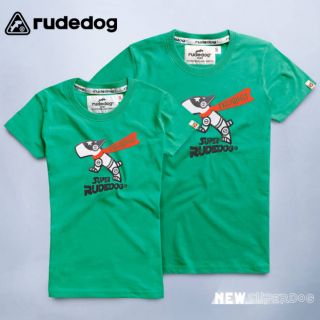 Rudedog เสื้อยืด รุ่น New Super สีเขียว