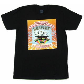 ขายดี!เสื้อยืด พิมพ์ลายอัลบั้ม Beatles Magical Mystery Tour สีดํา สําหรับผู้ชาย 861495S-5XL