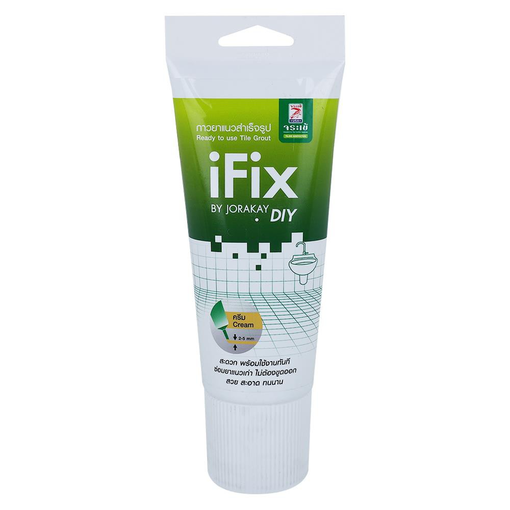 กาวยาแนวสำเร็จรูป จระเข้ ไอฟิกซ์ ครีมTILE GROUT JORAKAY IFIX CREAM ...