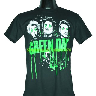 HOT SALINGเสื้อยืดผ้าฝ้ายเสื้อวง Green Day เสื้อวงร็อค เมทัล สากล เสื้อวินเทจ กรีนเดย์ GDY1536 S-5XL