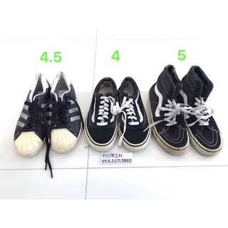 รองเท้ามือสอง Vans adidas ขายเหมา3คู่