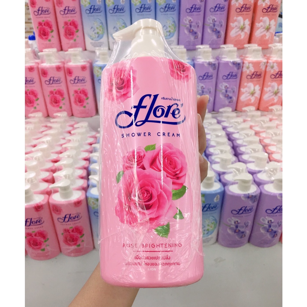 1แถม1-flore-shower-cream-500-ml-x2-ฟลอเร่-ครีมอาบน้้ำ-มี-4-สูตร