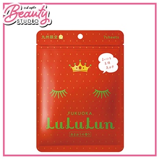 (แท้100%) Lululun Face Mask Amaou มาส์กหน้าลูลูลูนสูตรสตรอเบอร์รี่ฟุกุโอกะ 7 แผ่น