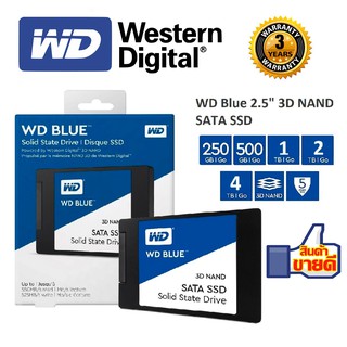 ภาพหน้าปกสินค้า250GB / 500GB / 1TB SSD (เอสเอสดี) WD BLUE SATA SA510 (WDS500G2B0A) 3D NAND ประกัน 5 ปี ที่เกี่ยวข้อง