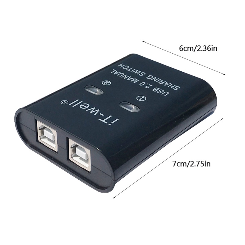 ann-สวิตช์ฮับแปลงข้อมูล-usb-2-in-1-สําหรับเครื่องพิมพ์