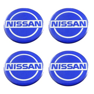 กรุณาวัดขนาดก่อนสั่งซื้อ 50mm. สติกเกอร์ NISSAN สติกเกอร์ติดดุมล้อ สติกเกอร์เรซิ่น กว้าง 50 มิล.(5เซนติเมตร) Aegether