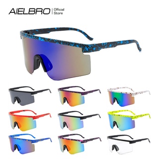 2021 ใหม่ AIELBRO แว่นกันแดด Uv400 กรอบขนาดใหญ่สําหรับ Unisex