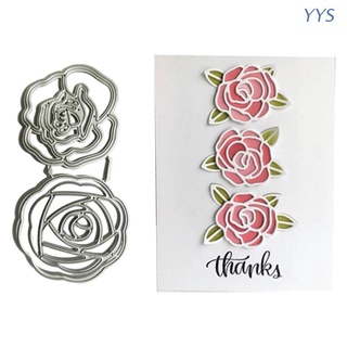 สินค้า YYS Rose Metal Cutting Dies Stencil Scrapbooking DIY Album Stamp Paper Card Mold Embossing Decoration Craft