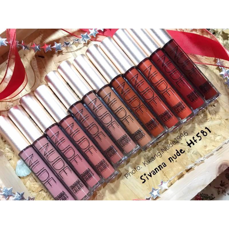sivanna-lip-matte-nude-สิวันนา-ลิปนู้ด-hf581