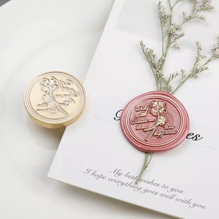 พร้อมส่งจากไทย💚ขี้ผึ้ง ครั่ง ตราประทับ แสตมป์ สแตมป์ ตราปั๊ม sealing wax seal stamp