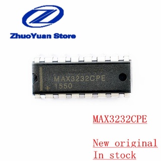 ชิป Max3232 Max3232Cpe Dip-16 Ic ชิปอุปกรณ์เสริมสําหรับงานชิป 10 ชิ้น