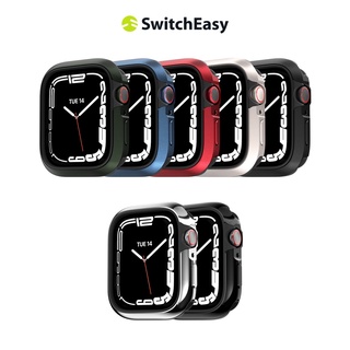 Switcheasy Odyssey เคสนาฬิกาข้อมือ โลหะผสมอลูมิเนียม TPU 2-in-1 สําหรับ Apple Watch Series 7 41 มม. 45 มม.