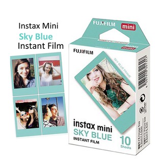 ภาพหน้าปกสินค้าอุปกรณ์เสริมกล้อง Fujifilm Instax Mini Blue Frame 10 สําหรับกล้อง Fuji Instax Mini 7s 8 9 11 40 Liplay Link ที่เกี่ยวข้อง