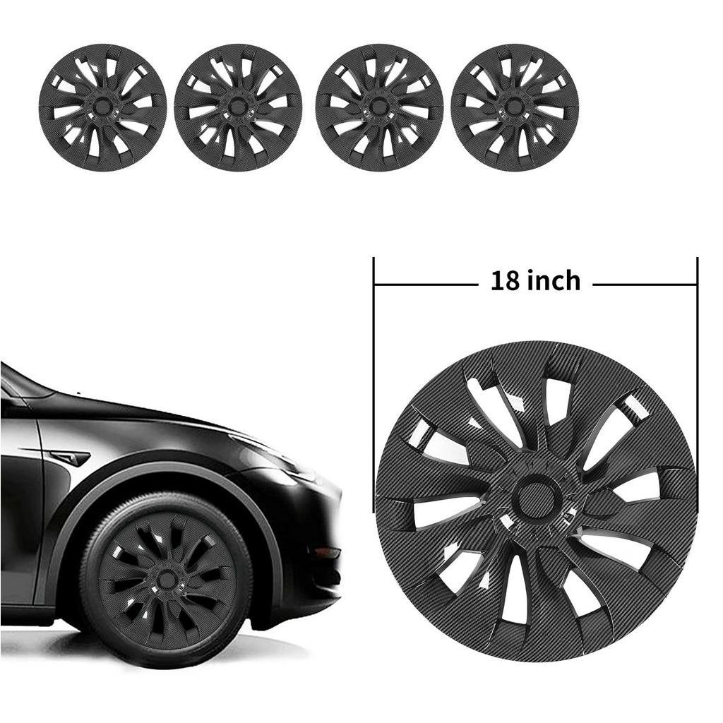 alabamar-ฝาครอบดุมล้อ-4pcs-พลังที่แข็งแกร่งที่มีประสิทธิภาพการป้องกันขอบล้อเปลี่ยนฝาครอบสำหรับ-tesla