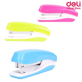 Deli 0350 Stapler Half Strip 25sheets เครื่องเย็บกระดาษ 25 แผ่น (แพ็คกล่อง 12 ชิ้ิ้น) ที่เย็บกระดาษ เครื่องเย็บกระดาษ