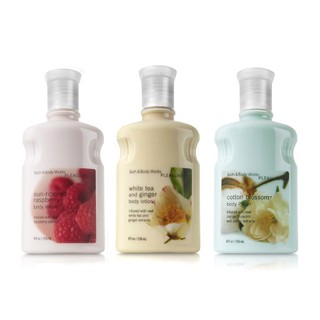 Bath and Body Works lotion รุ่น Classic - Sun Ripened raspberry / White tea &amp; Ginger /  Cotton Blossom