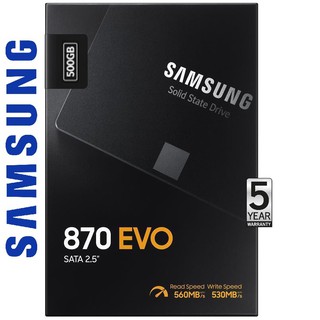 ภาพหน้าปกสินค้าSamsung 500GB 870 EVO SATA3 2.5\" SSD ที่เกี่ยวข้อง