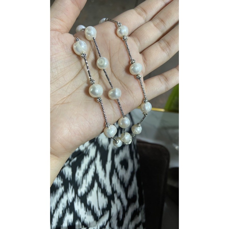 สร้อยข้อมือมุกแท้