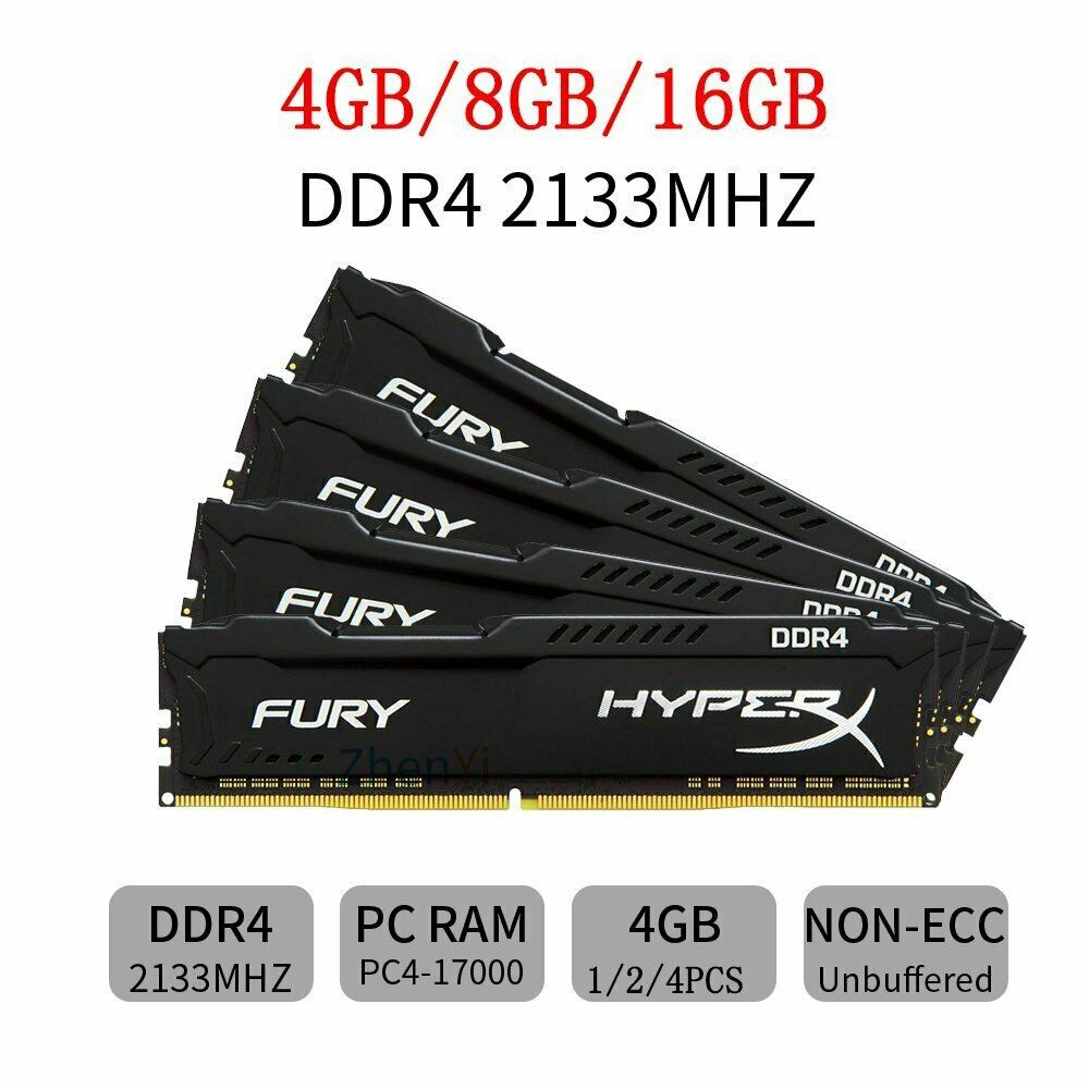 ภาพสินค้าใหม่ Desktop RAM DDR4 8GB 16GB DDR4 2133/2400/2666/3200 MHz เดสก์ท็อป RAM หน่วยความจำ DIMM 288-pin 1.2V PC4 จากร้าน china1part.th บน Shopee ภาพที่ 1