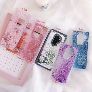 เคสโทรศัพท์มือถือ แบบใส ประดับกลิตเตอร์ สำหรับ Samsung Galaxy S 8 Plus S 10 S 7 Edge S 9 S 10e