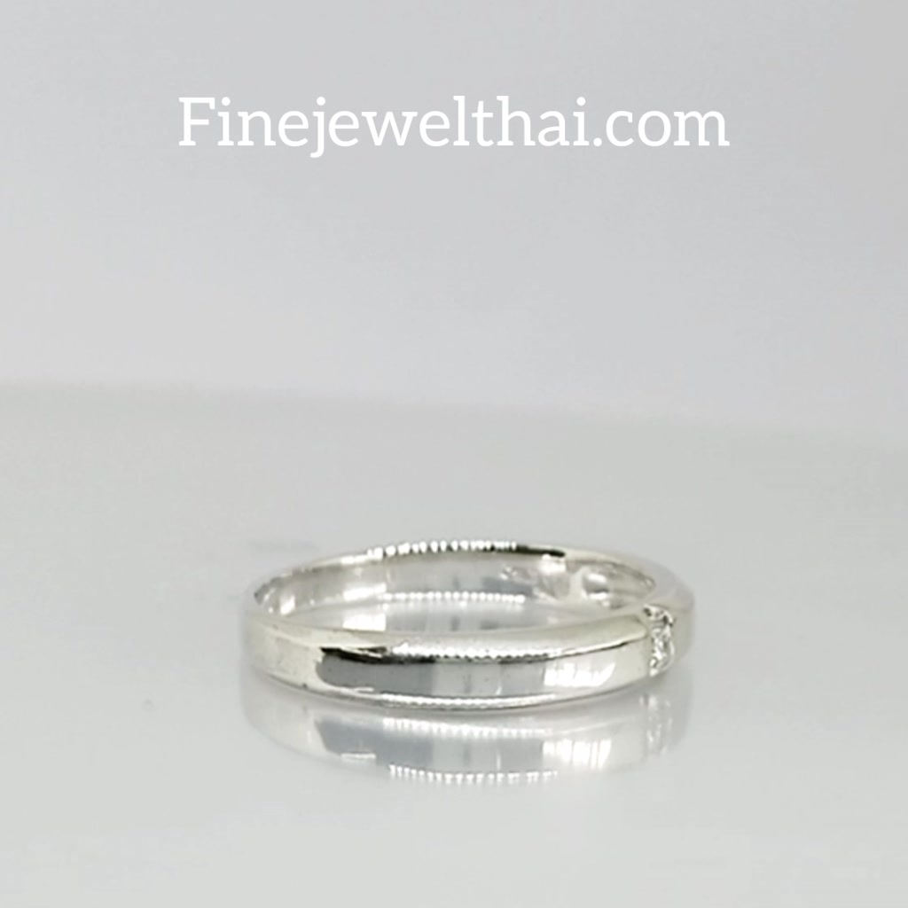 finejewelthai-แหวนเพชร-แหวนเงิน-เพชรสังเคราะห์-เงินแท้-แหวนหมั้น-แหวนแต่งงาน-r1464cz