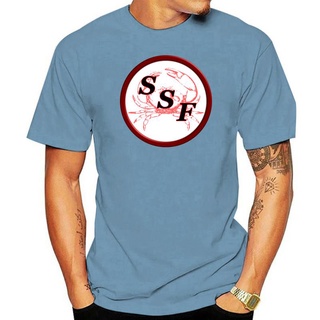 เสื้อยืดผ้าฝ้ายพรีเมี่ยม เสื้อยืด ผ้าฝ้าย พิมพ์ลายโลโก้ ssf ssf seafood cryptocurrency ssf