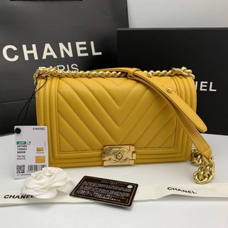 กระเป๋า​ส​ะ​พา​ยข้าง​ Chanel​ ทรงบอย เกรดออริ