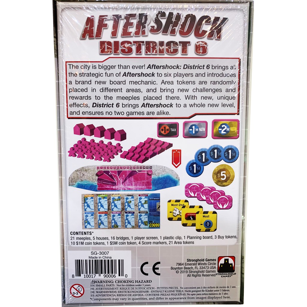 ของแท้-aftershock-district-6-expansion-board-game
