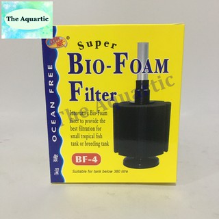 กรองฟองน้ำ Bio-Foam รุ่น BF-4 ใช้ต่อกับปั๊มลม ช่วยกรองให้น้ำใส