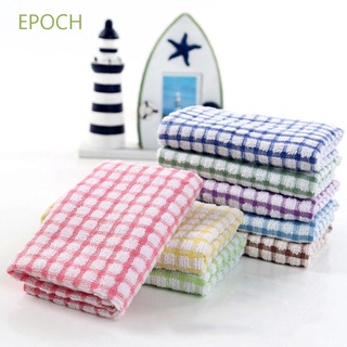 Epoch ผ้าขนหนูไมโครไฟเบอร์ผ้าขนหนูเช็ดจานผ้าฝ้ายหนาหลากสี