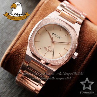 สินค้า GRAND EAGLE นาฬิกาข้อมือผู้ชาย สายสแตนเลส รุ่น AE8023G – PINKGOLD/PINKGOLD