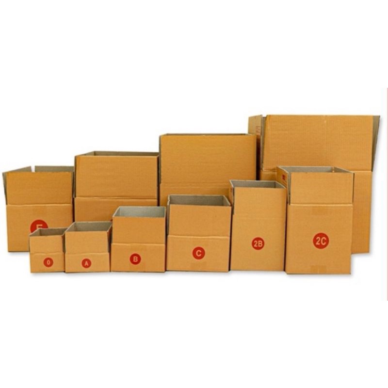 กล่องพัสดุ-กล่องไปรษณีย์-กล่อง-แพ็ค-20-ใบ-เบอร์-00-0-0-4-a-aa-2a-b-cd-กล่องถูกที่สุด-ลูกฟูก-หนา-3-ชั้น