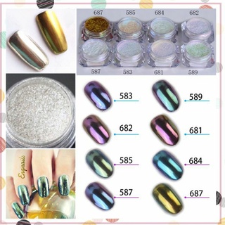 ผง ทำเล็บ กระจก  ผงกระจก เล็บเงา  opi essie orly zoya