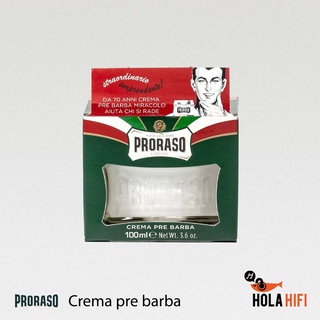 Proraso Pre-Shave Cream, Refreshing and Toning 3.6 oz ครีมทาก่อนโกนหนวด