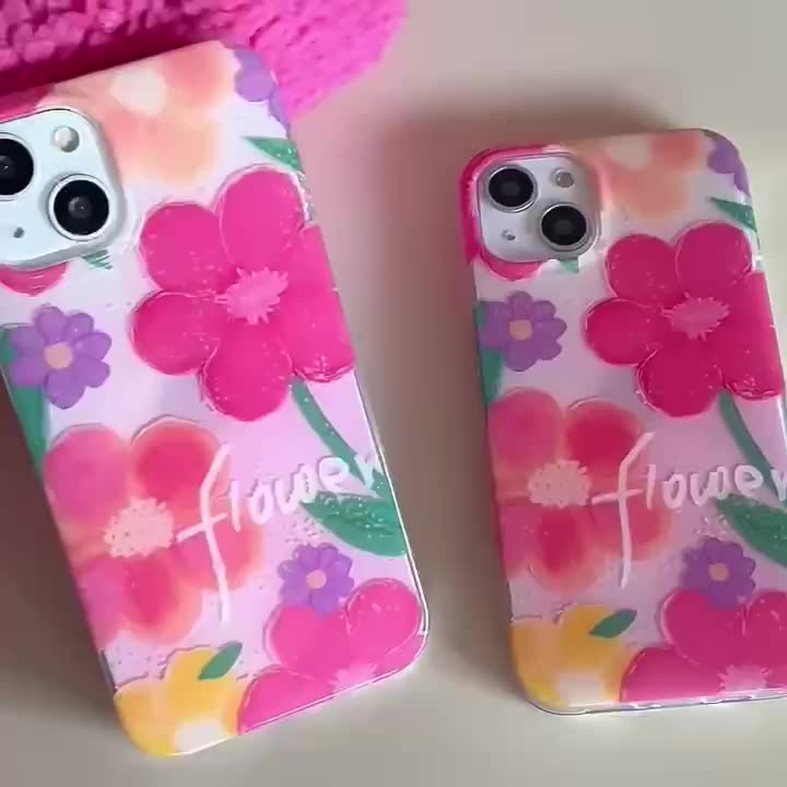 เคสโทรศัพท์มือถือ-tpu-แบบนิ่ม-ลายดอกไม้-สําหรับ-iphone-14-14promax-11-12-12pro-12promax-13-13pro-13promax-14pro