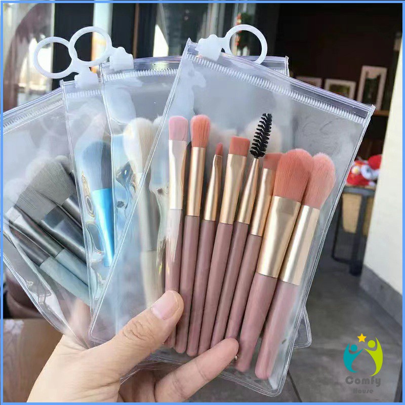 comfy-ชุดแปรงแต่งหน้า-8-ชิ้น-แปรงปัดแก้ม-makeup-brush-set