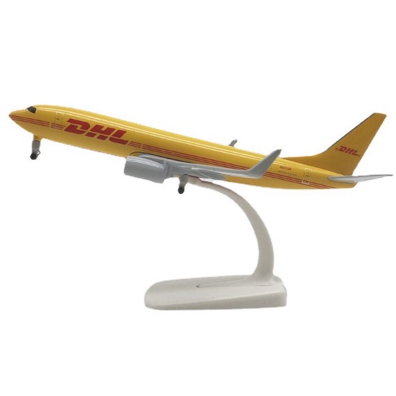 โมเดลเครื่องบิน-สินค้าส่งจากไทย-ขนาด-20cm-มีล้อ-boeing-737-air-dhl-airlines-ตั้งโชว์-ของฝาก