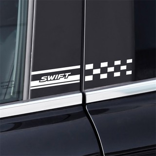 สติกเกอร์โลโก้ Swift สำหรับตกแต่งหน้าต่างรถยนต์ Suzuki 2 ชิ้น