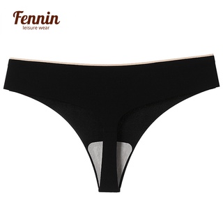 Fenin กางเกงใน แบบผ้าเรยอน ไร้รอยต่อ ระบายอากาศ สไตล์เซ็กซี่ สำหรับผู้หญิง