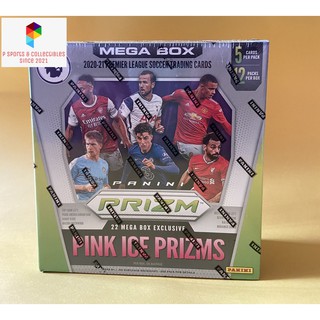 ภาพหน้าปกสินค้า2020-21 Panini Prizm Premier League Mega Box Pink Ice Prizms การ์ดสะสมฟุตบอลพร้อมส่ง ที่เกี่ยวข้อง