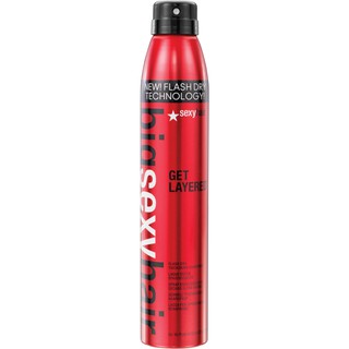 Sexyhair Get Layer Hair spray 230g สเปรย์ชนิดแห้งไวที่สุด ให้ความอยู่ทรงแต่ไม่ทำให้ผมแข็ง พร้อมเพิ่มความชุ่มขื้นให้แก่เส