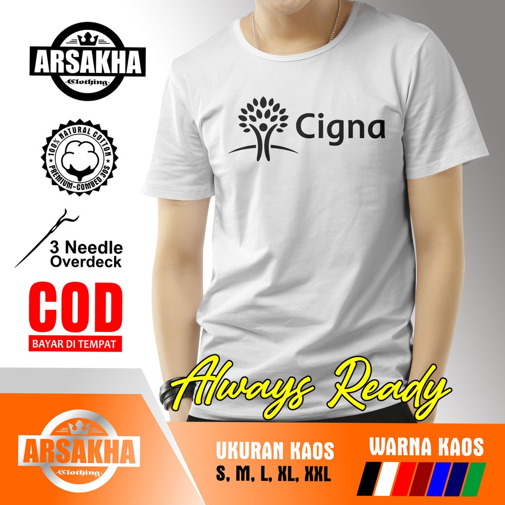 เสื้อยืด-พิมพ์ลาย-cigna-arsakha-พรีเมี่ยม-สําหรับผู้หญิง