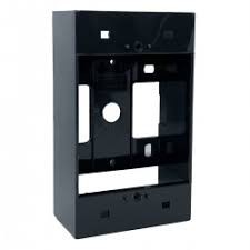 กล่องพลาสติกติดผนังลอยสีดำ-plastic-wall-box-2-4-และ-4-4-สำหรับฝา-พานาโซนิค-รุ่น-wide-series-403-1b-black