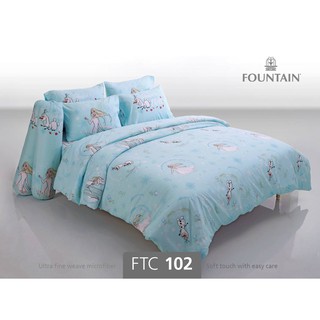 FTC102: ผ้าปูที่นอน ลาย Frozen/Fountain